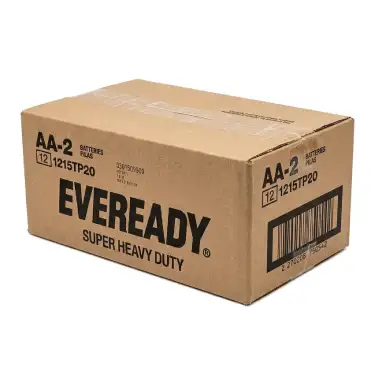 Pack x 10 Pila Eveready 2A Carbón 2un /20
