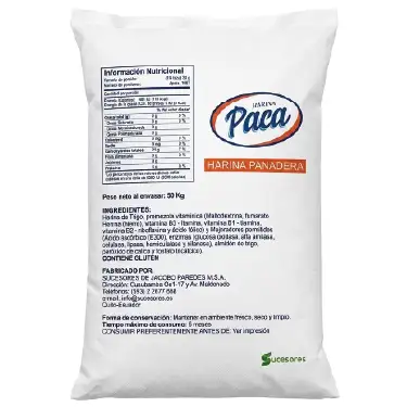 Harina Paca Panadera Quintal 50kg