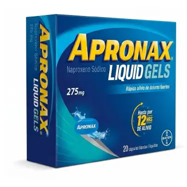 Apronax Liquid Gels 275mg/20