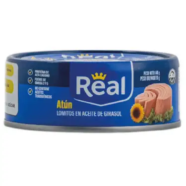 Atún Lomito en Aceite Real Abre Fácil 160g /48