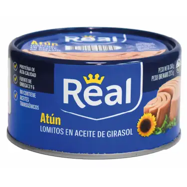 Atún Lomito en Aceite Real Abre Fácil 350g /24
