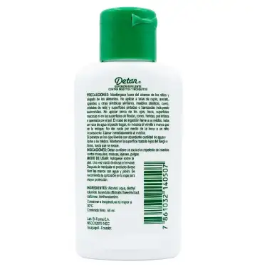 Detan Locion Frasco 60ml