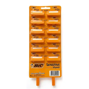 Pack X 12 Afeitadora Bic Sensitive Shaver