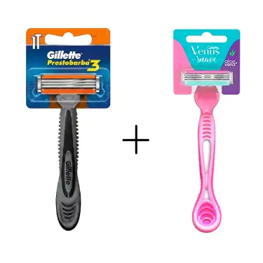 Pack x8 Gillette Prestobarba 3 ConforGel + 4 Venus /12