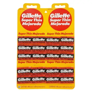 Pack x20 Gillette Super Thin Mejorada