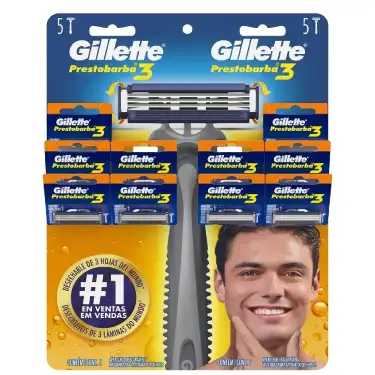 Pack x 10 Gillette Prestobarba 3 ConforGel