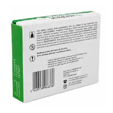 Aspirina Advanced Tabletas /40