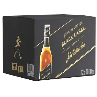 Whisky Johnnie Walker Black Label 1lt /12
