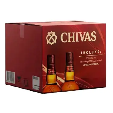 Whisky Chivas Regal 12 años 750ml /12