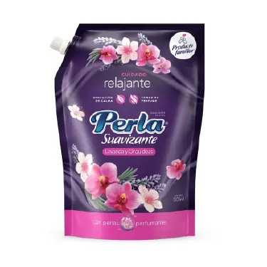Suavizante Perla 400ml Lavanda y Orquideas /12